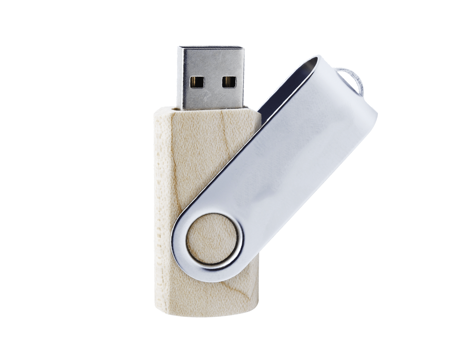 Clé USB Bois Pivotante Personnalisée 