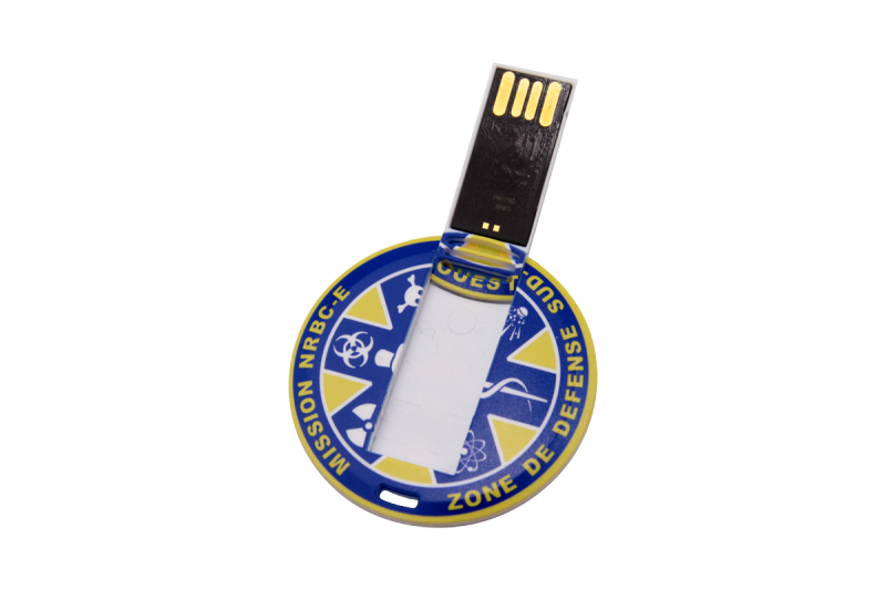 Clé USB Ronde Personnalisée