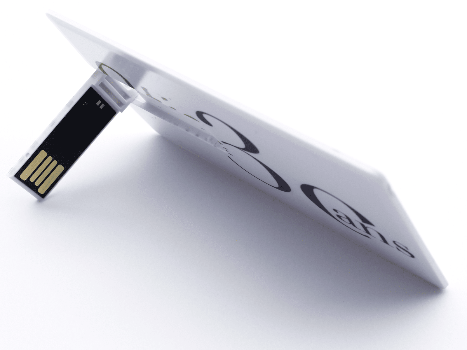 Clé USB biodégradable rectangulaire en forme de carte de crédit - 1 Go -  France Cadeaux
