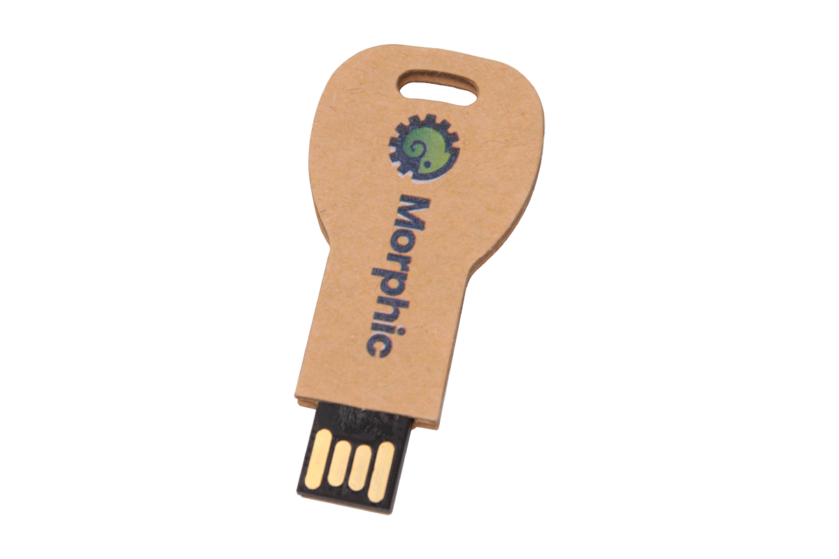 Clé USB mini personnalisée en paille et polypropylène - MINICARTUSB