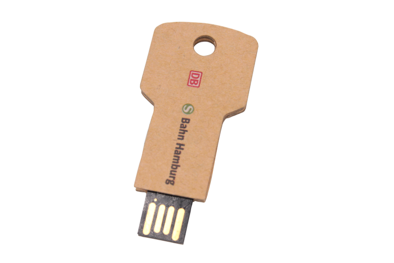 Clé USB Carton Recyclé Imprimée - USB-Factory