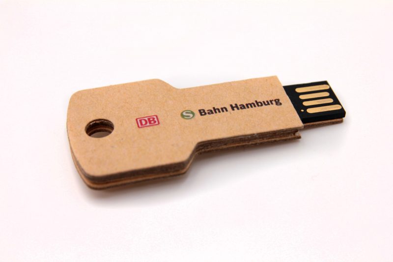 Clé USB Carton en forme de clé - USB-Factory