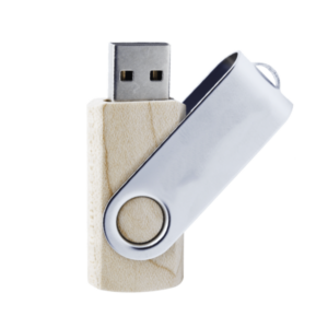 Clé USB Bois Pivotante Personnalisée